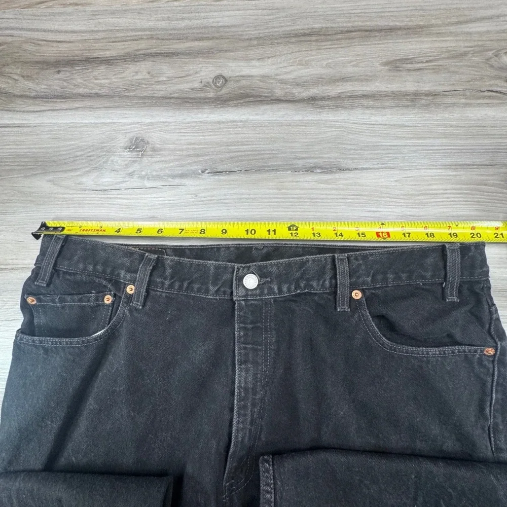 Vintage Levi's‎ 550 Black Faded Jeans 42x32 Relaxed Fit Tapered Leg Y2K 2001